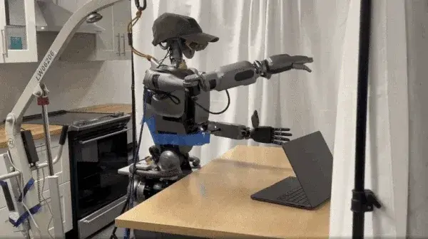 Humanoid teleoperation in a kitchen environment